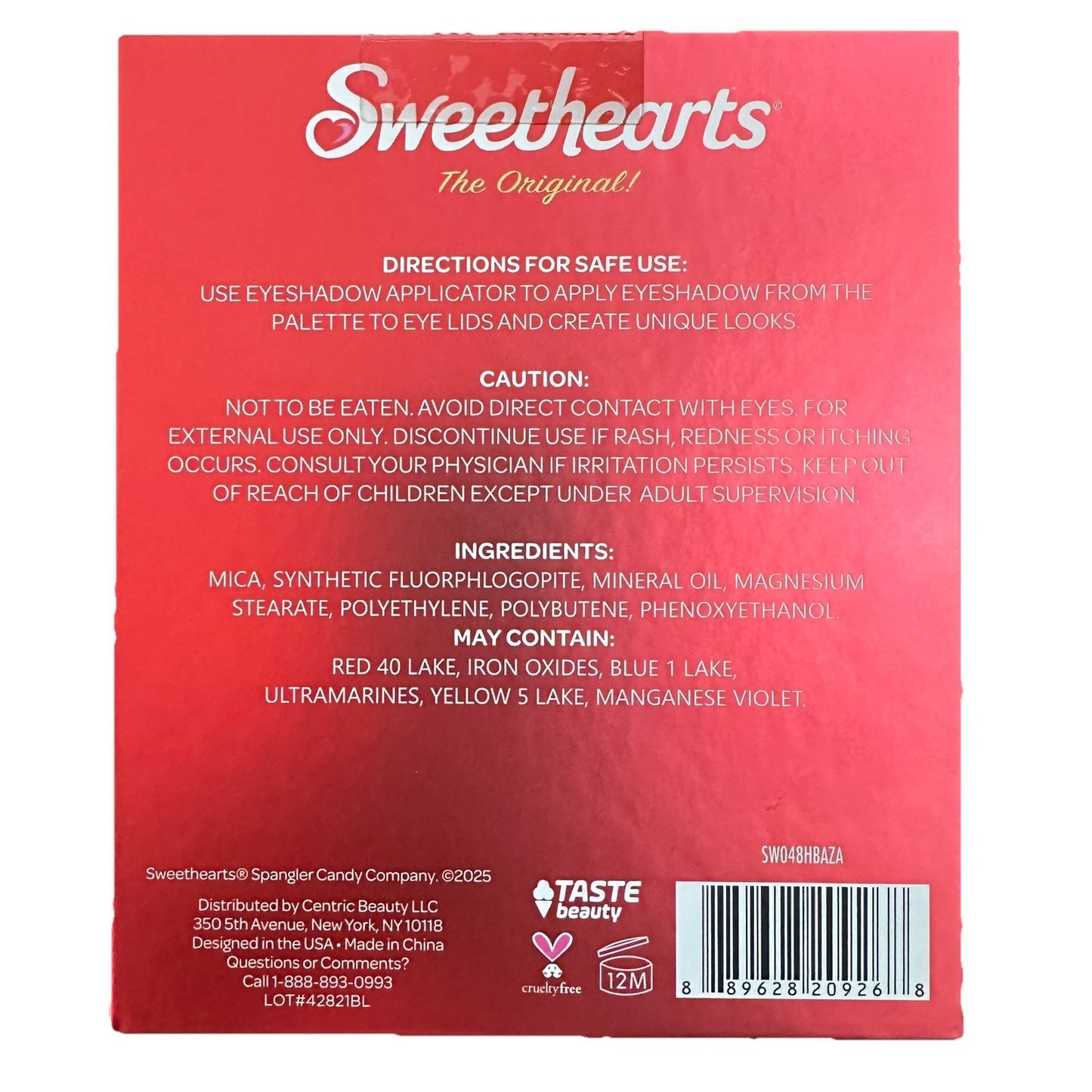 Sweethearts Eyeshadow Palette - Vibrant Shades