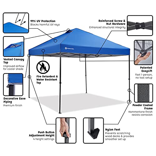 EZLIFT100 Instant Canopy with Patented EasyLift Technology 10 X 10