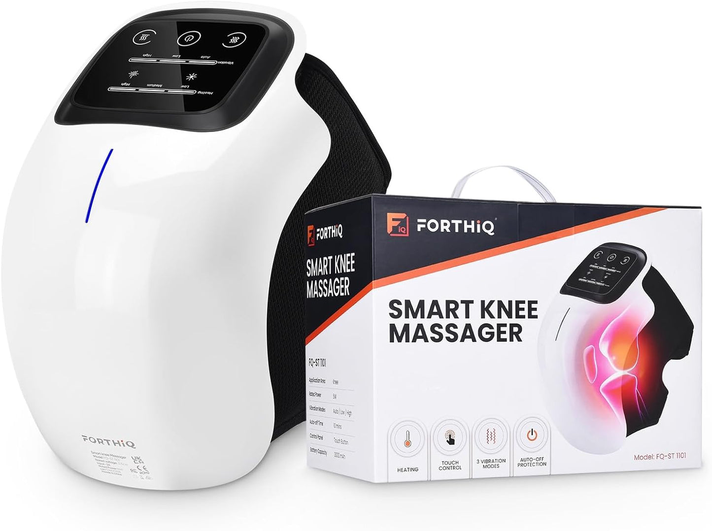 FORTHiQ 3-in-1 Cordless Knee Massager with Heat