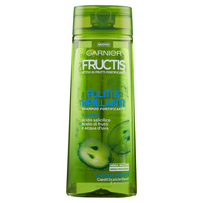 Fructis Puliti E Brillanti Shampoo 250ml