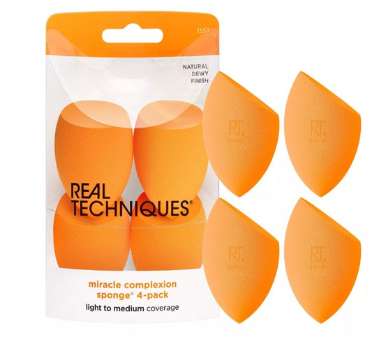 Real Techniques Original Collection Base Makeup Sponge 4 Pc