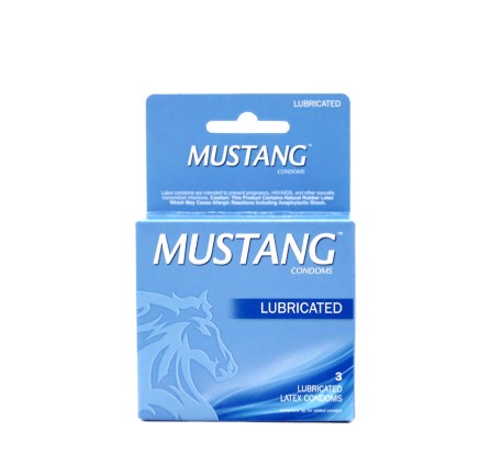 MUSTANG CONDOM 3 CT