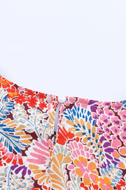 Blusa de manga larga con estampado floral