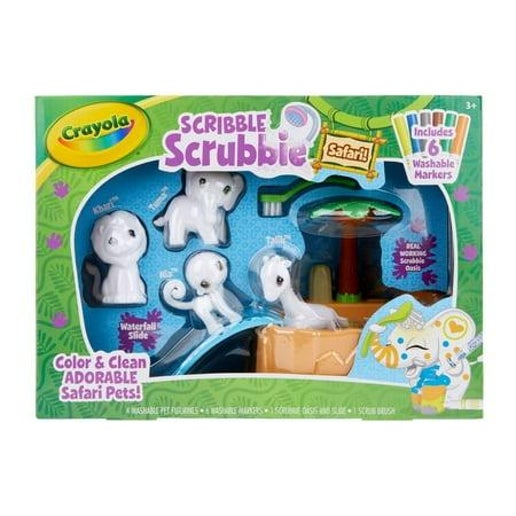 Crayola Scribble Scrubbie Safari Tub Coloring Toy Set